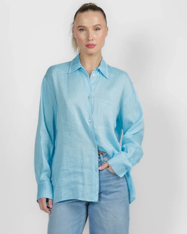 Pinstripe Shirt made by Forte Forte