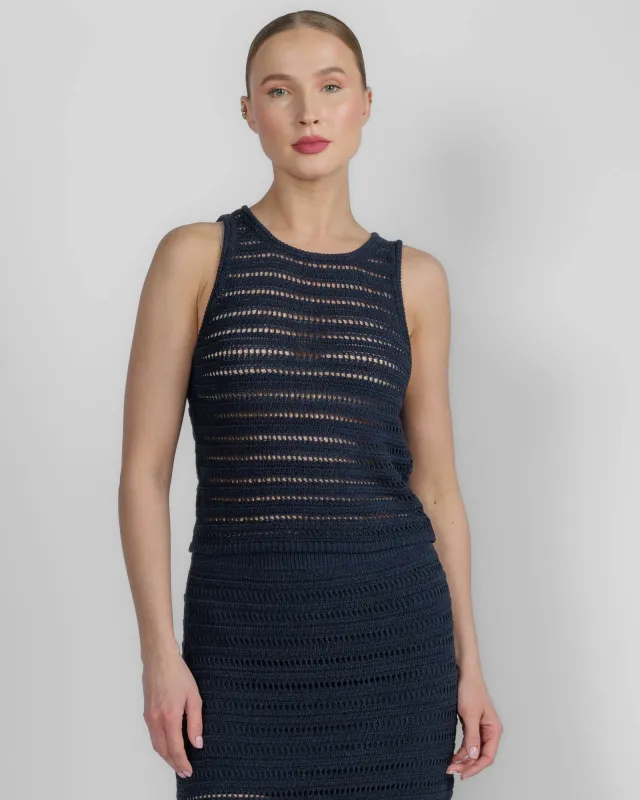 Gale Cotton Crochet Top made by A.L.C.