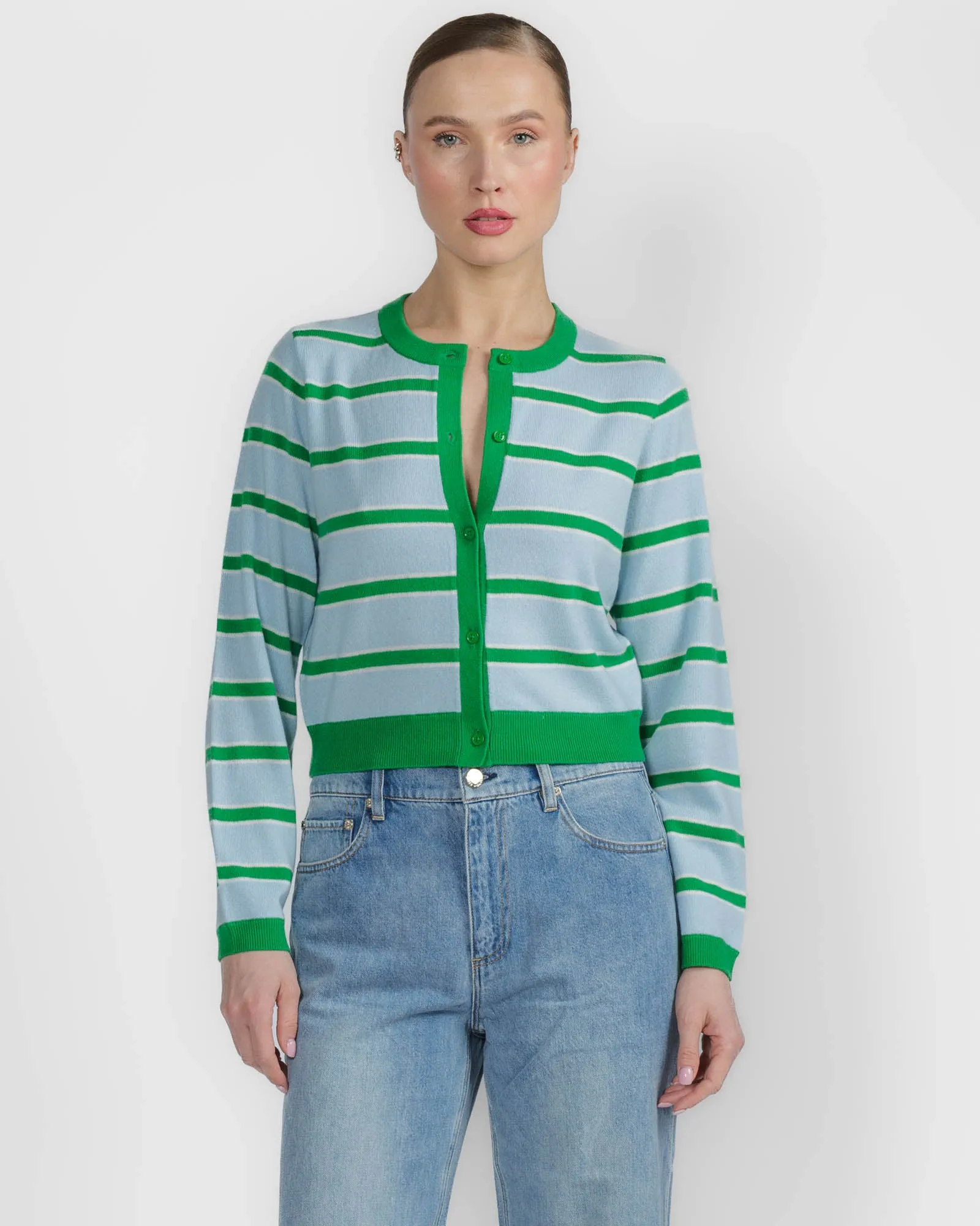 Dollie Stripe Cardigan sold by TNT Fashion
