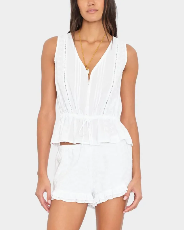 Blanc Emma Top made by XiRENA