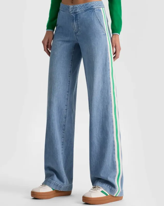 Xander Racing Jean made by Alice + Olivia