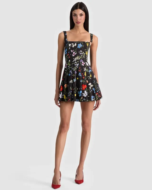 Veda Pleat Dress made by Alice + Olivia