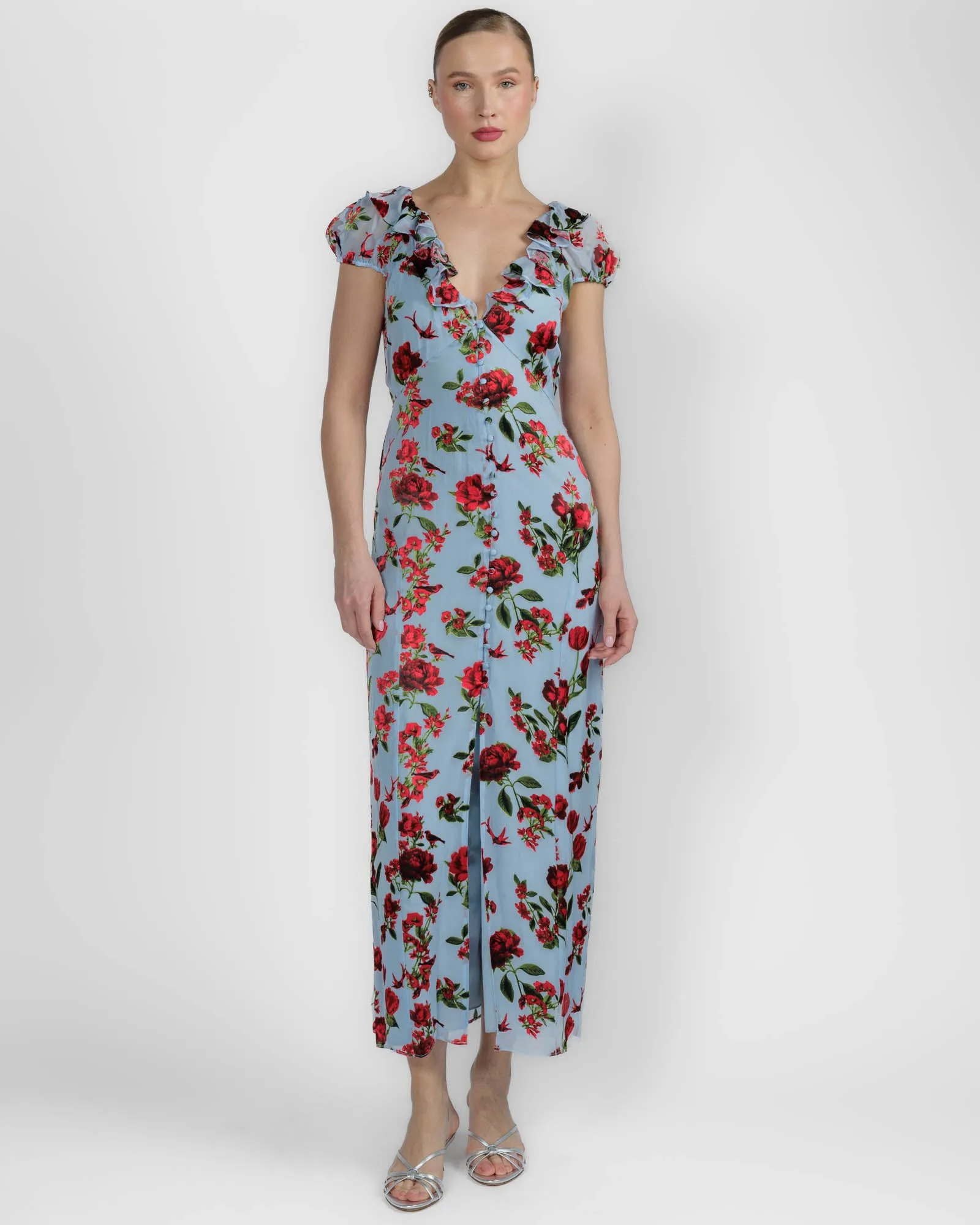 Tara Ruffle Dress sold by TNT Fashion