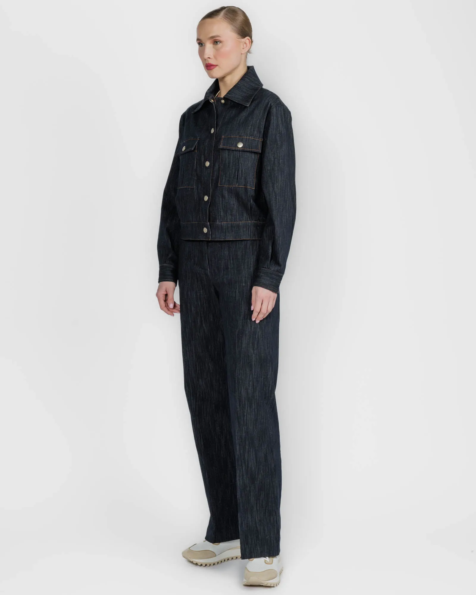 French Collar Jacket sold by TNT Fashion product image thumbnail 4