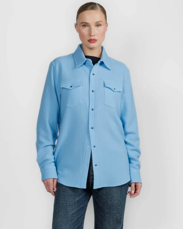 Blue Lagoon Shirt made by God's True Cashmere