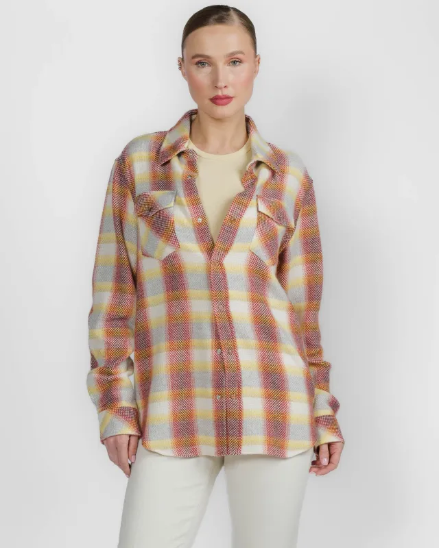 Rose Bloom Tartan Shirt made by God's True Cashmere