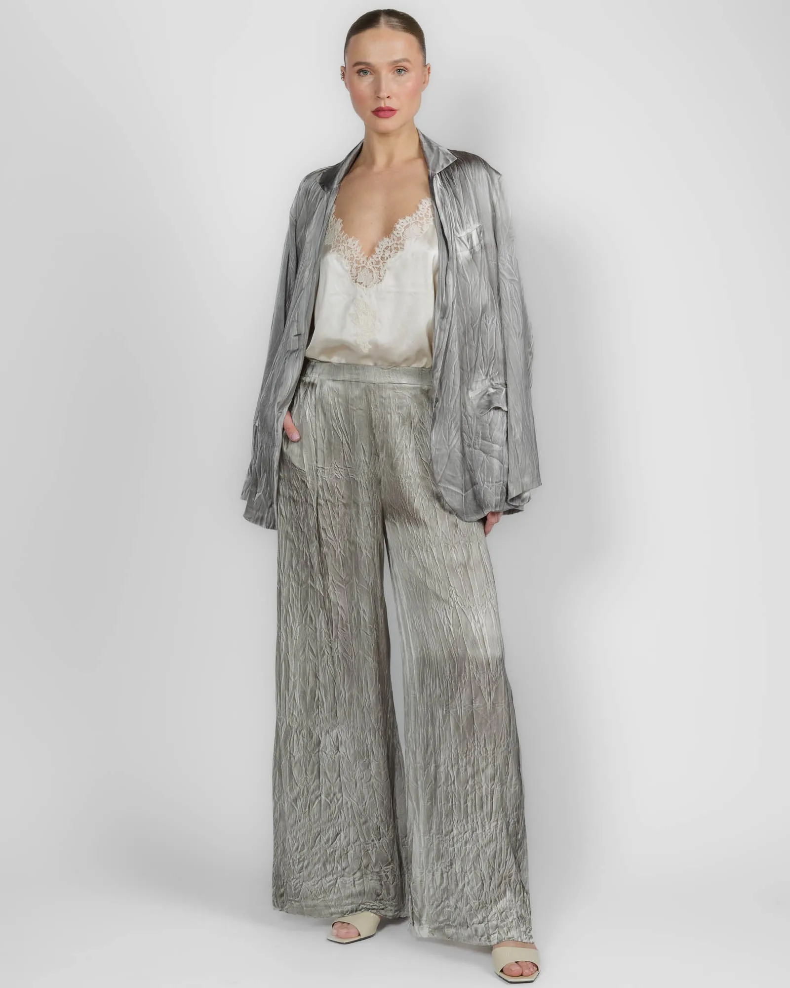 Crumpled Palazzo Pant sold by TNT Fashion product image thumbnail 2