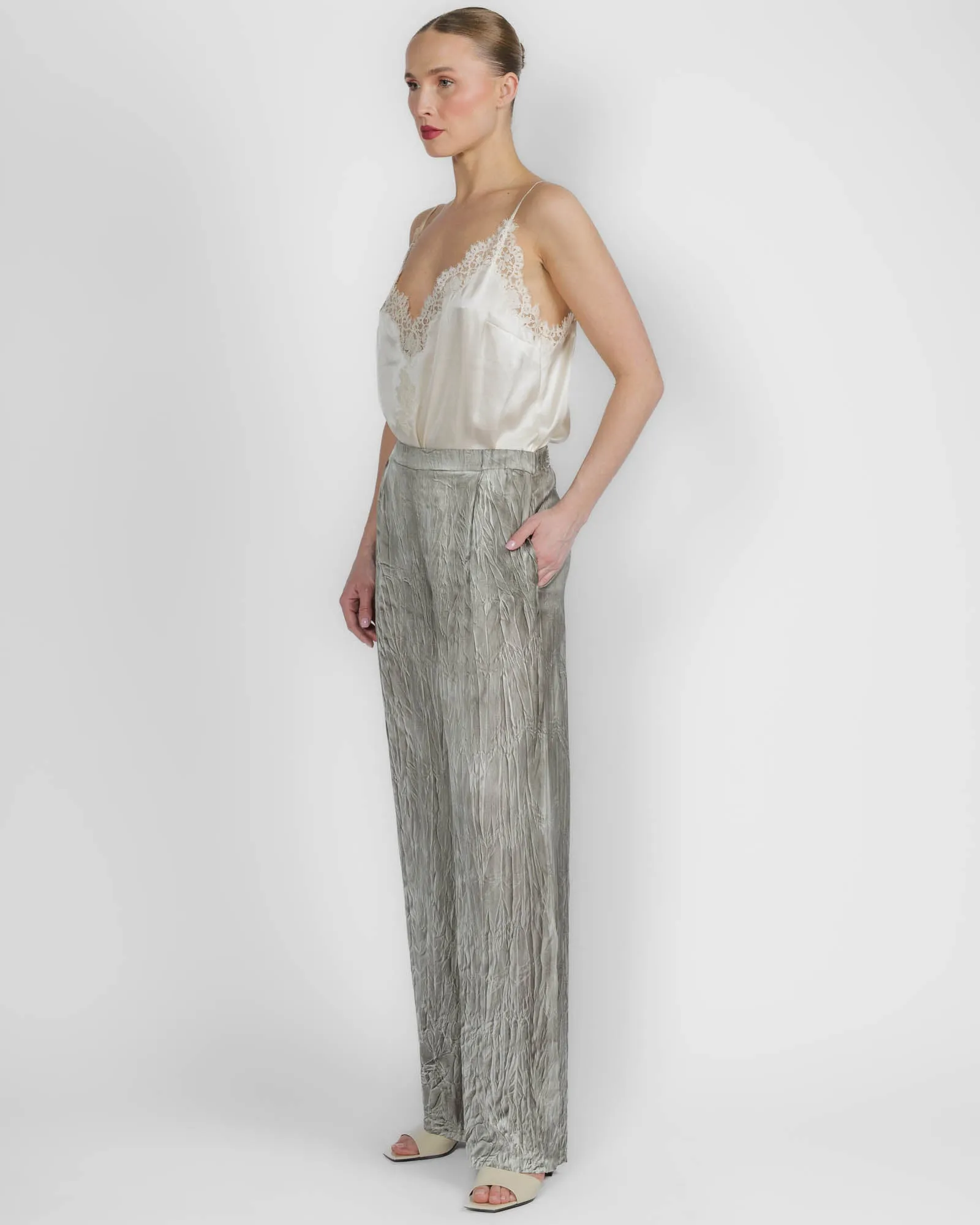 Crumpled Palazzo Pant sold by TNT Fashion product image thumbnail 4