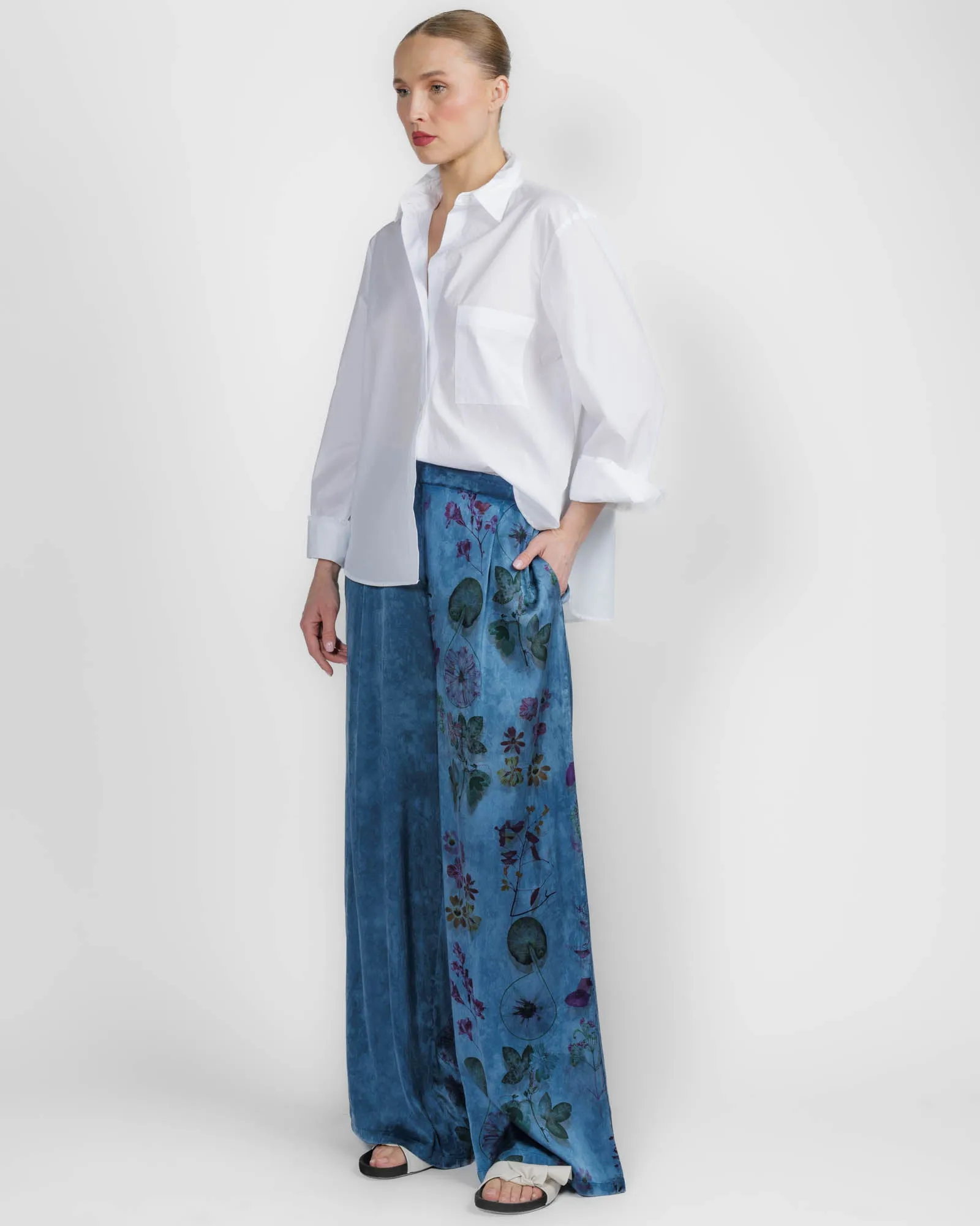 Patchwork Palazzo Pant sold by TNT Fashion product image thumbnail 4
