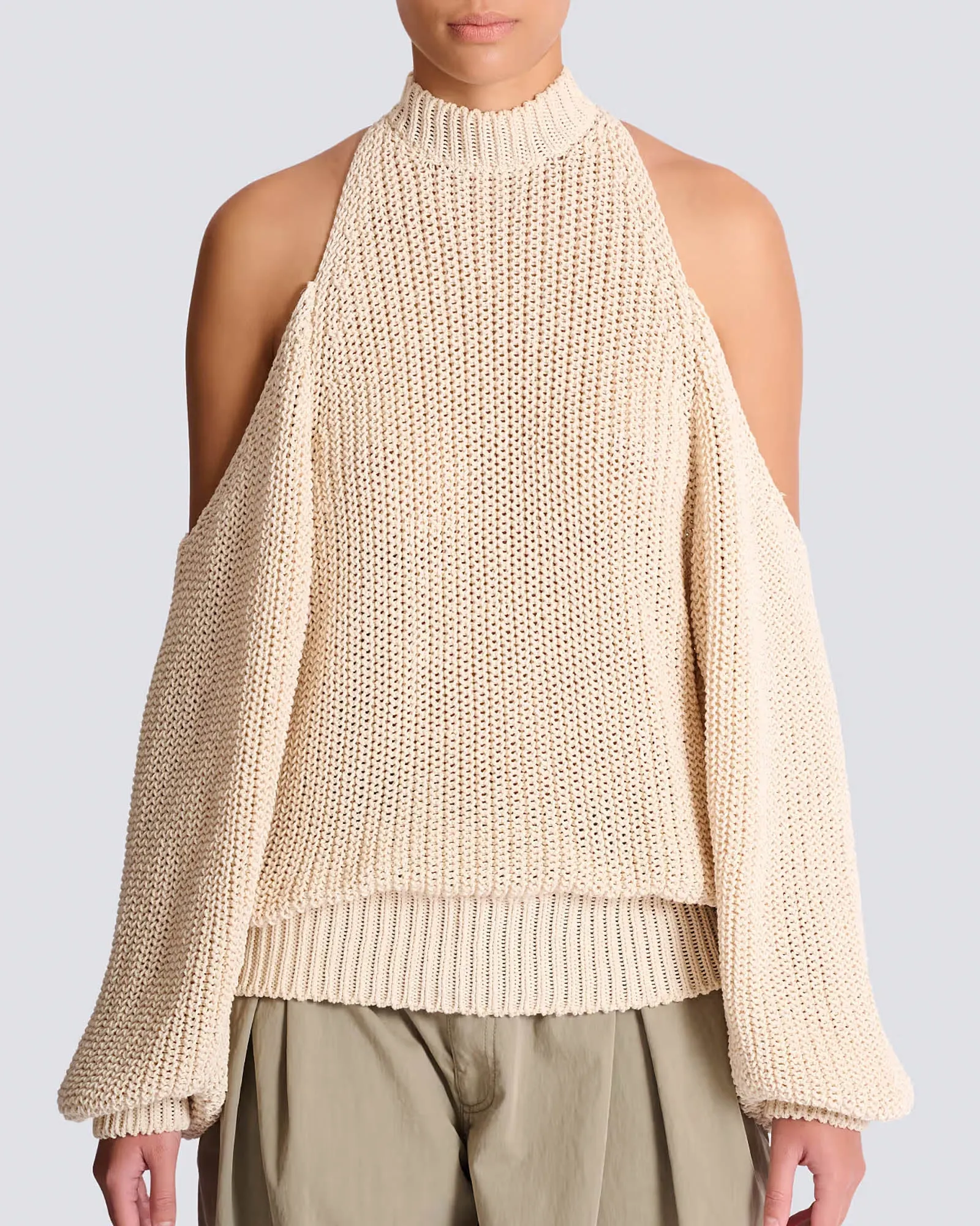 Open Shoulder Sweater sold by TNT Fashion