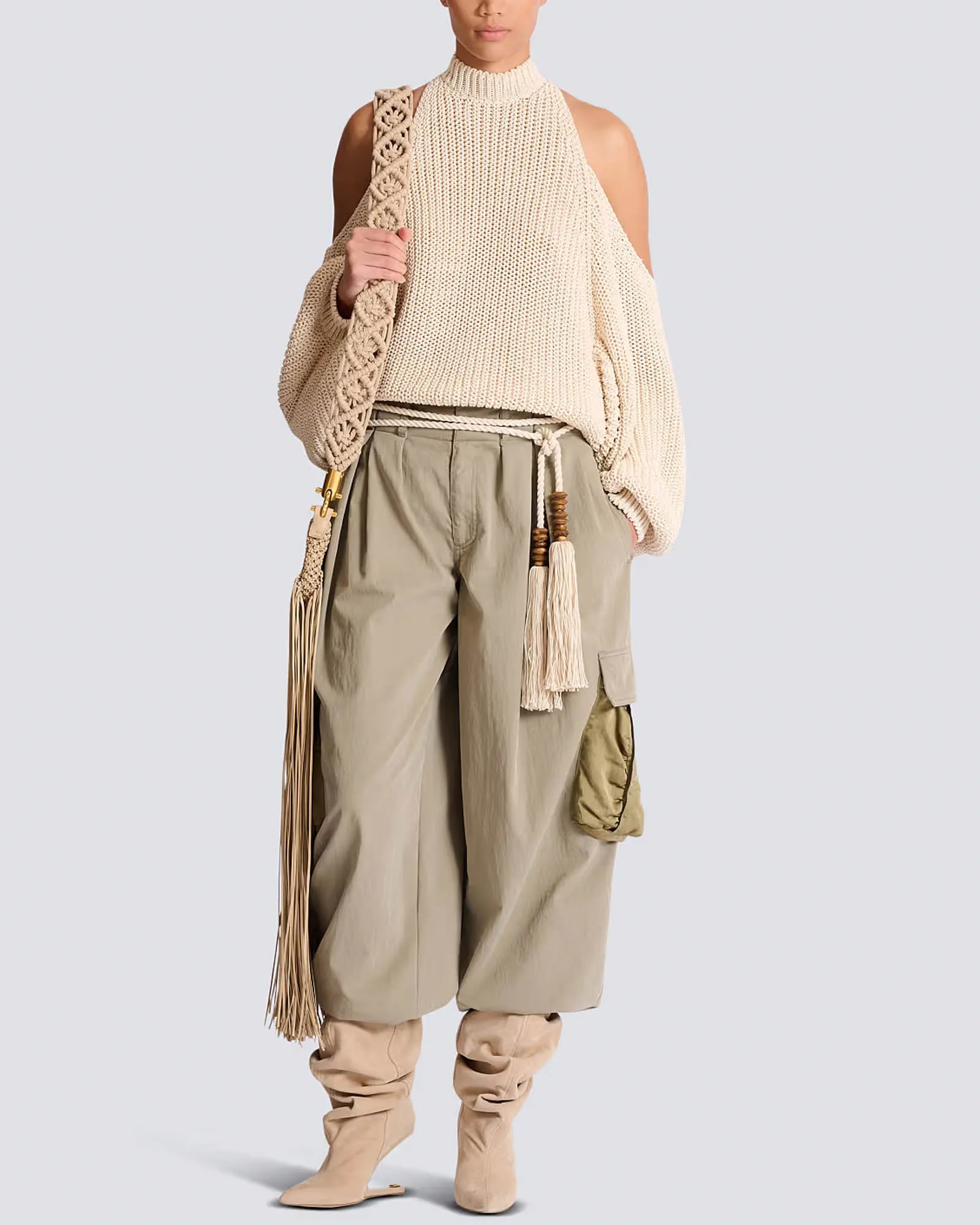 Open Shoulder Sweater sold by TNT Fashion product image thumbnail 2