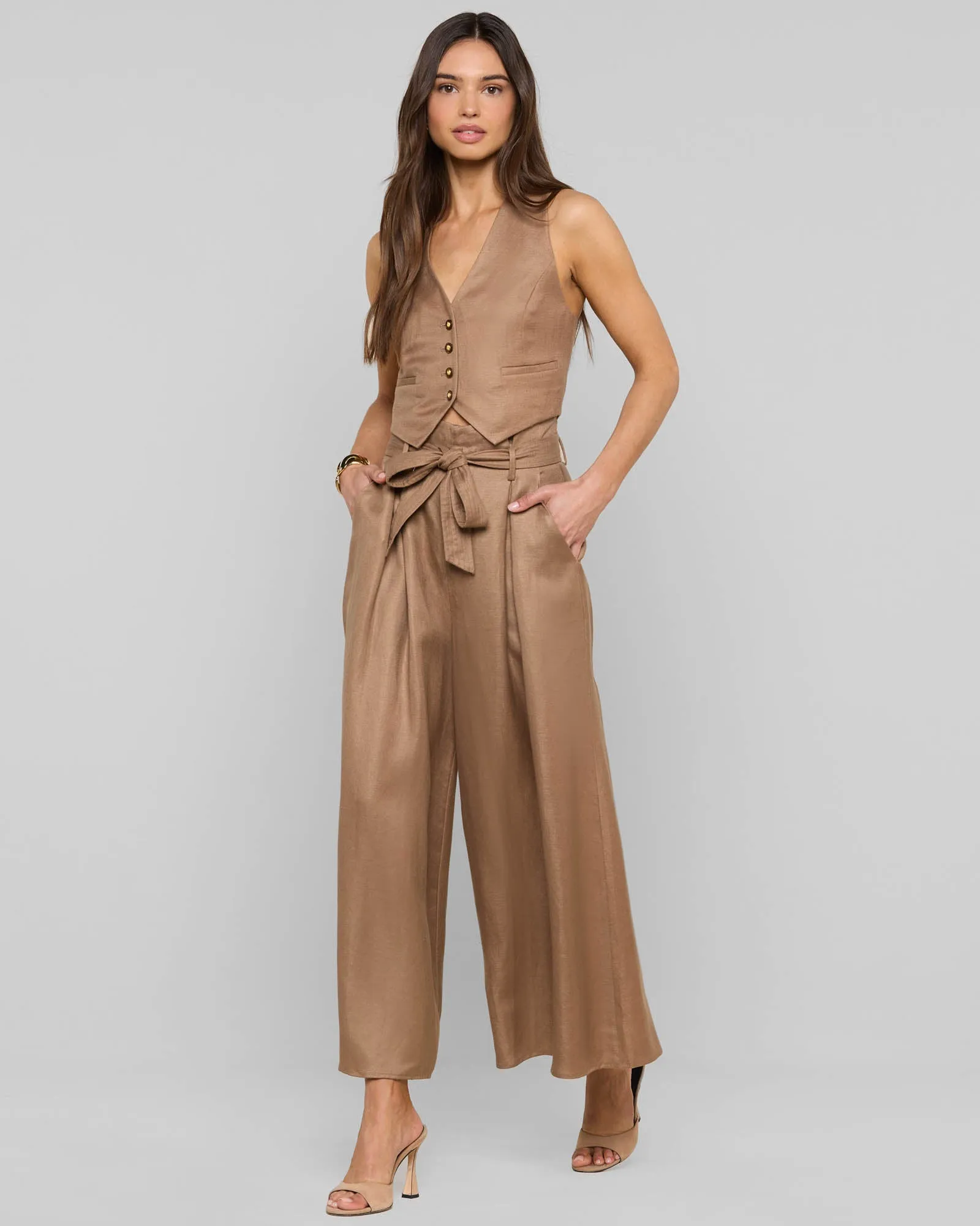 Lowen Linen-Blend Pant sold by TNT Fashion product image thumbnail 2