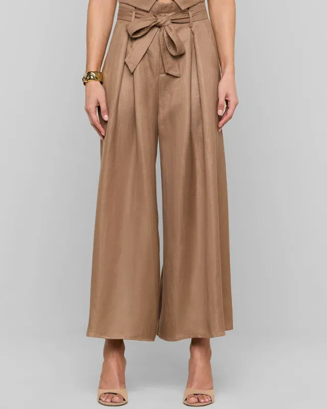 Lowen Linen-Blend Pant made by L'AGENCE