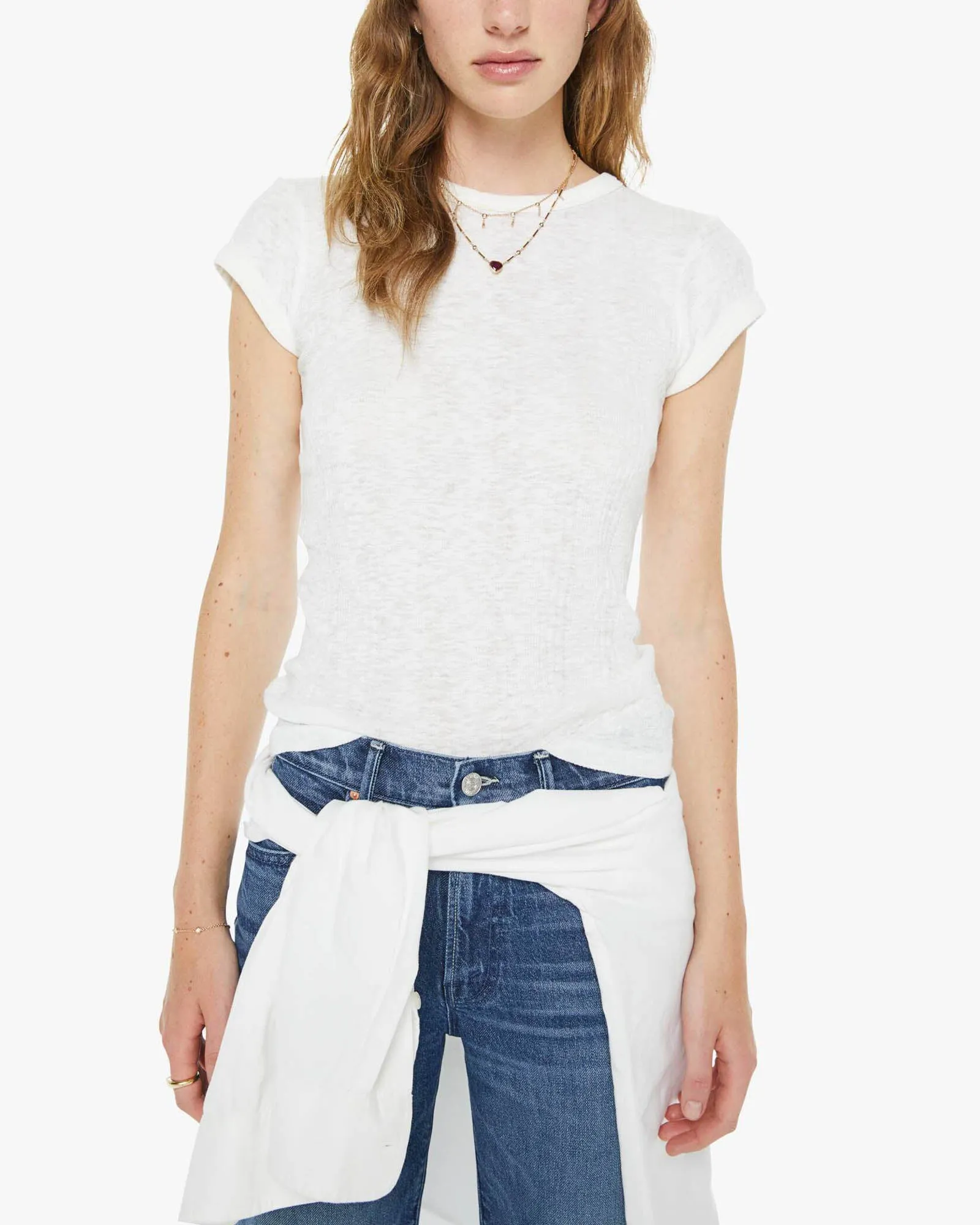 Itty bity Ringer Top sold by TNT Fashion
