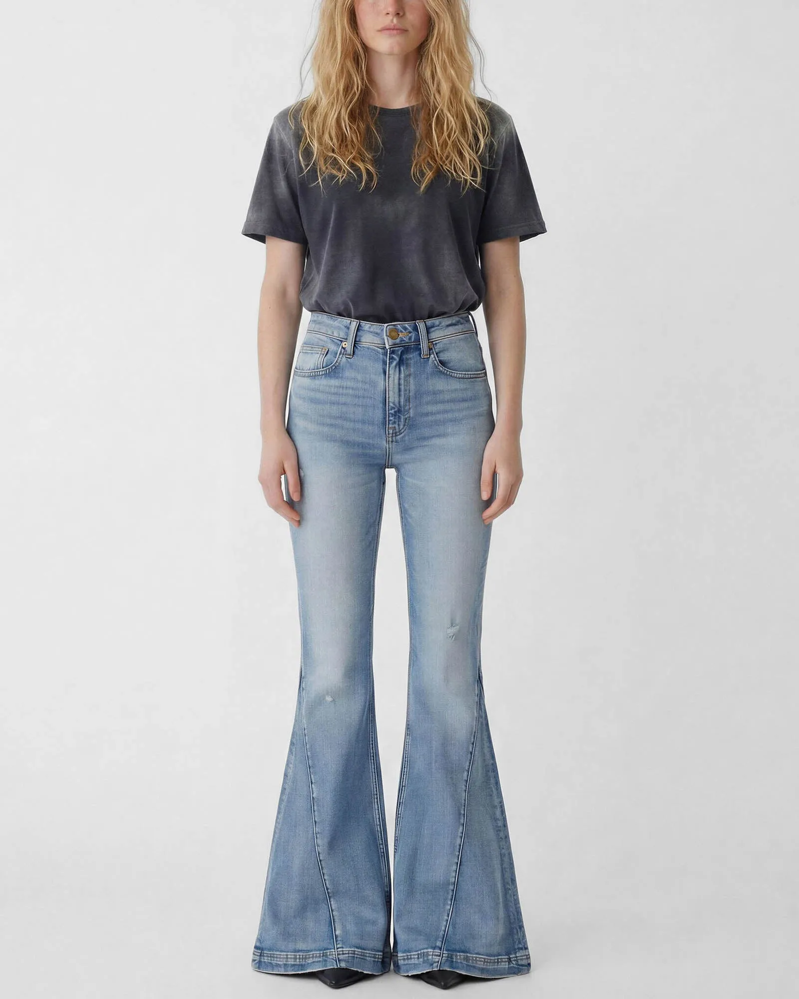 Super Flare Jeans sold by TNT Fashion product image thumbnail 2