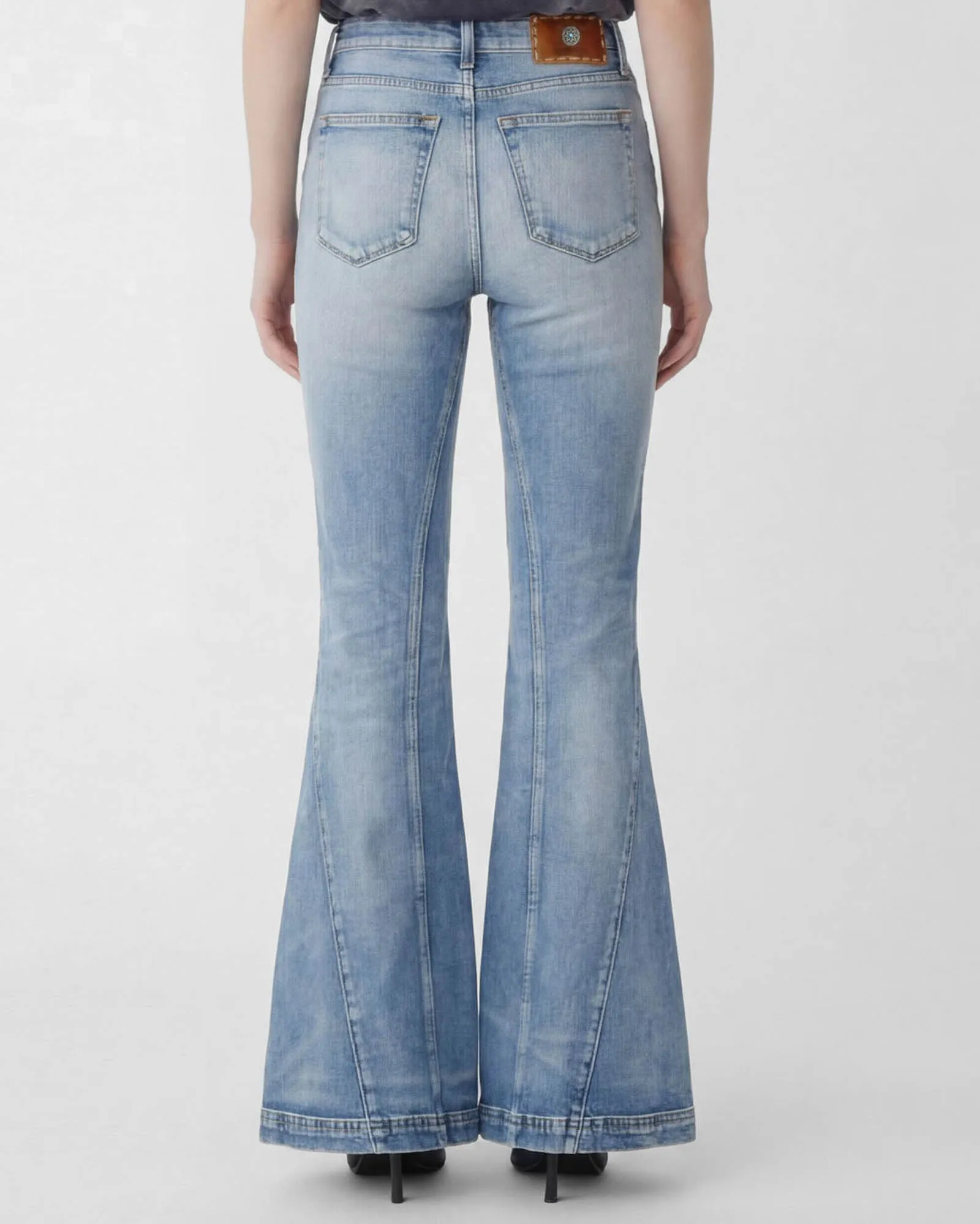 Super Flare Jeans sold by TNT Fashion product image thumbnail 3