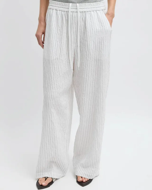Crinkle Stripe Pant made by Tibi