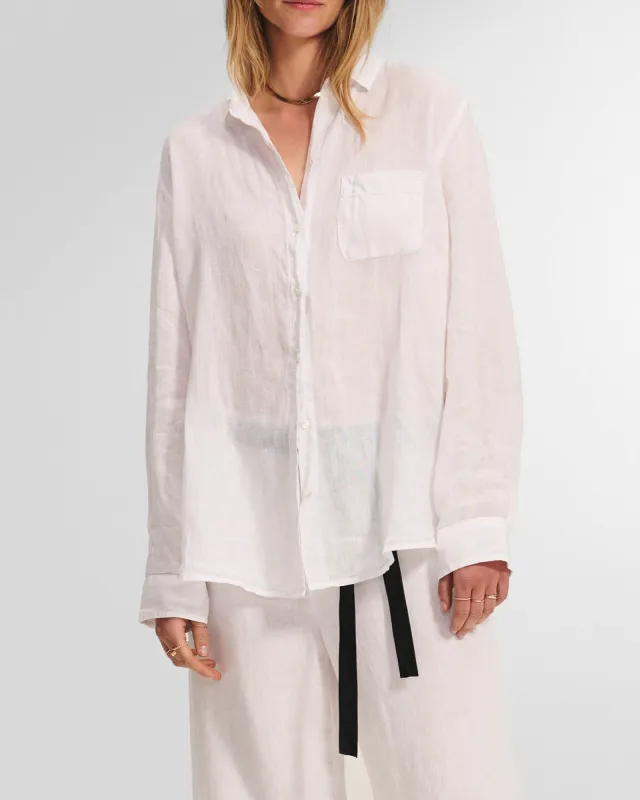 Mulholland Linen Shirt made by Velvet