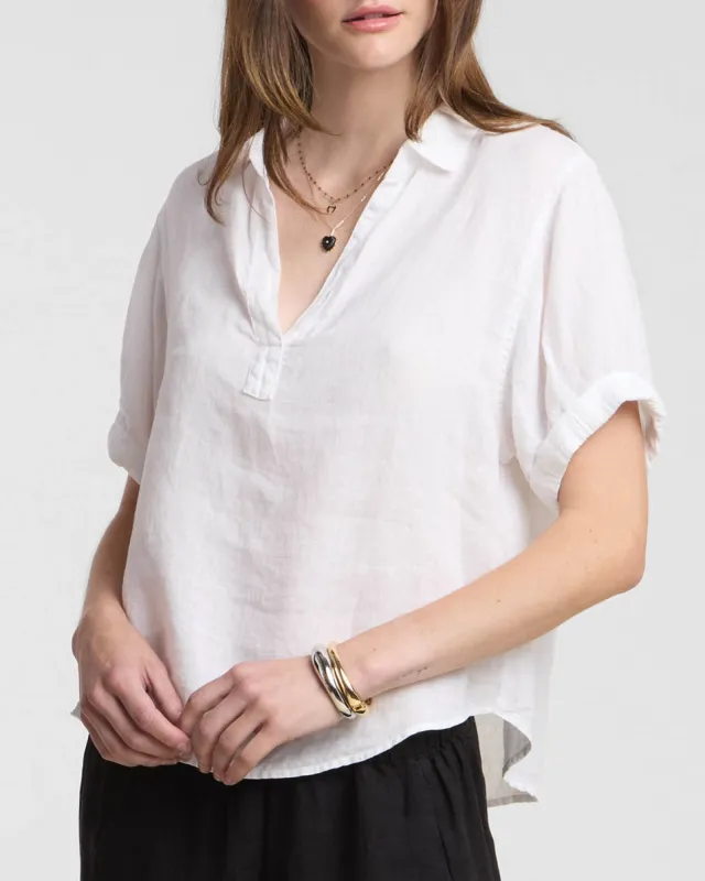 Vivica Linen Top made by Velvet