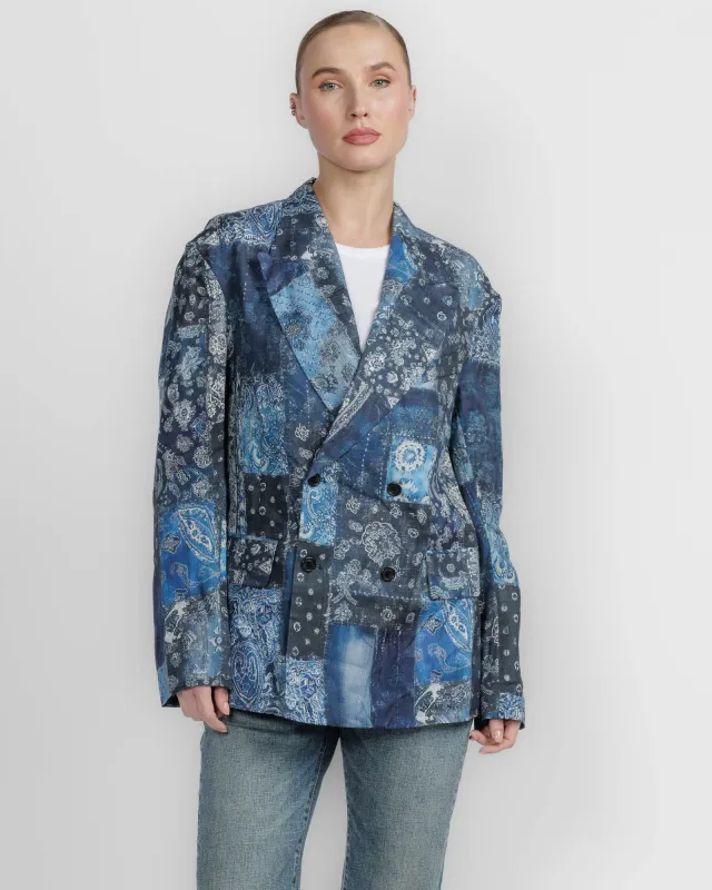 Double Peak Ragged Blazer made by R13