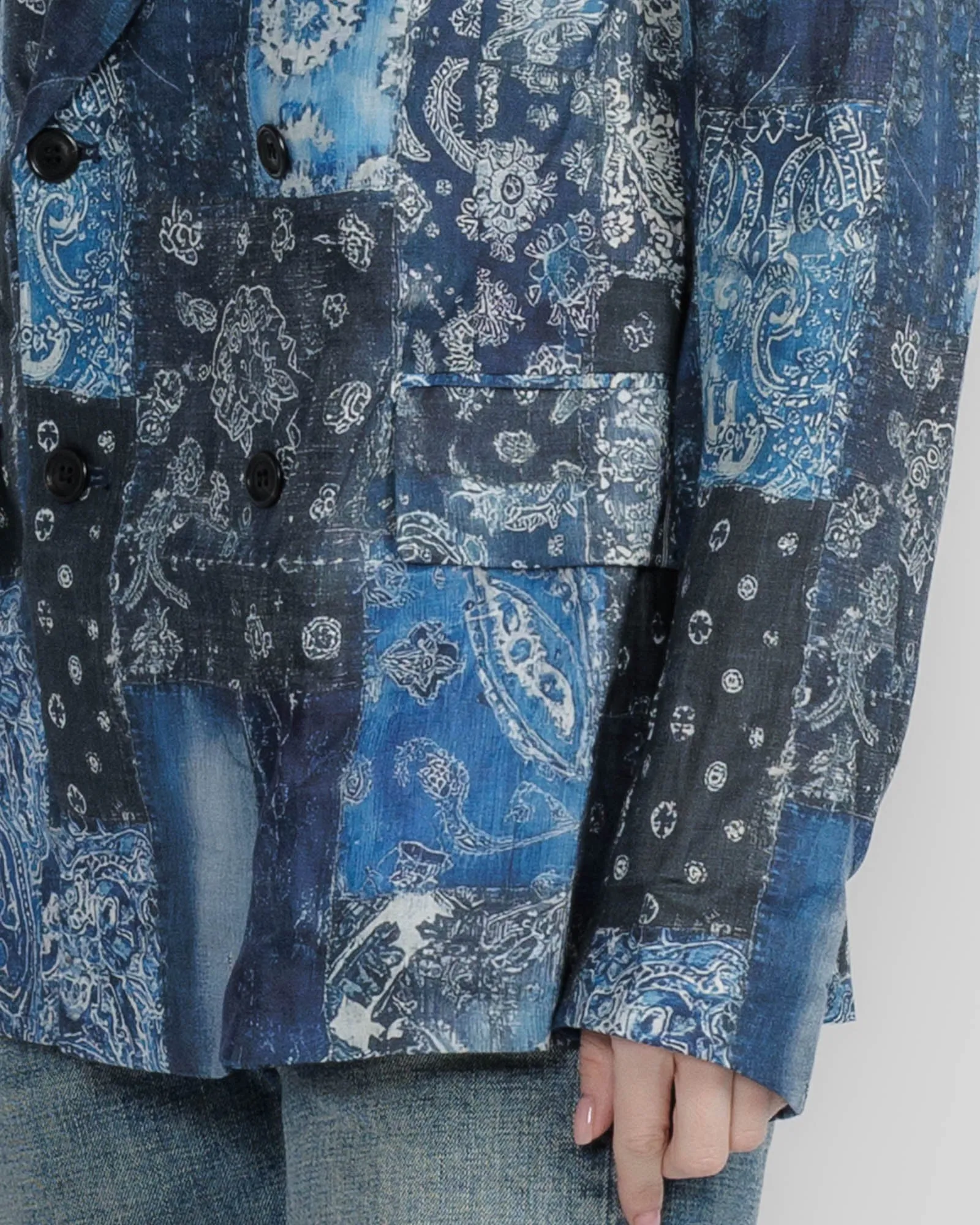 Double Peak Ragged Blazer sold by TNT Fashion product image thumbnail 5