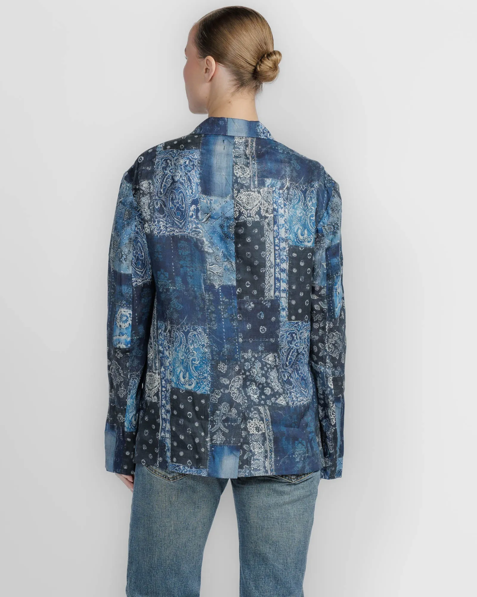 Double Peak Ragged Blazer sold by TNT Fashion product image thumbnail 3