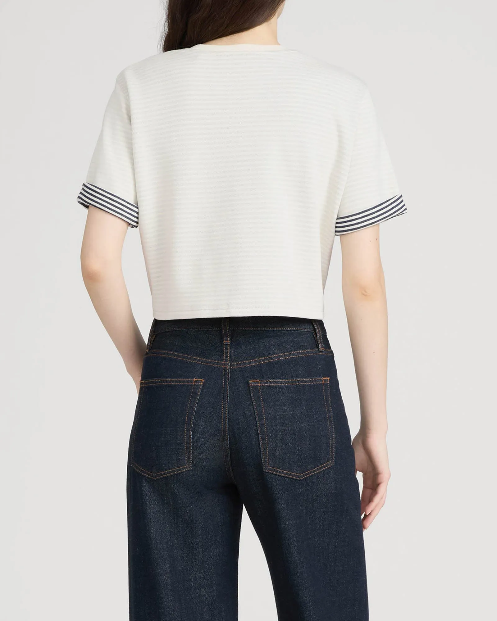 The Stripe Cuff Top sold by TNT Fashion product image thumbnail 3
