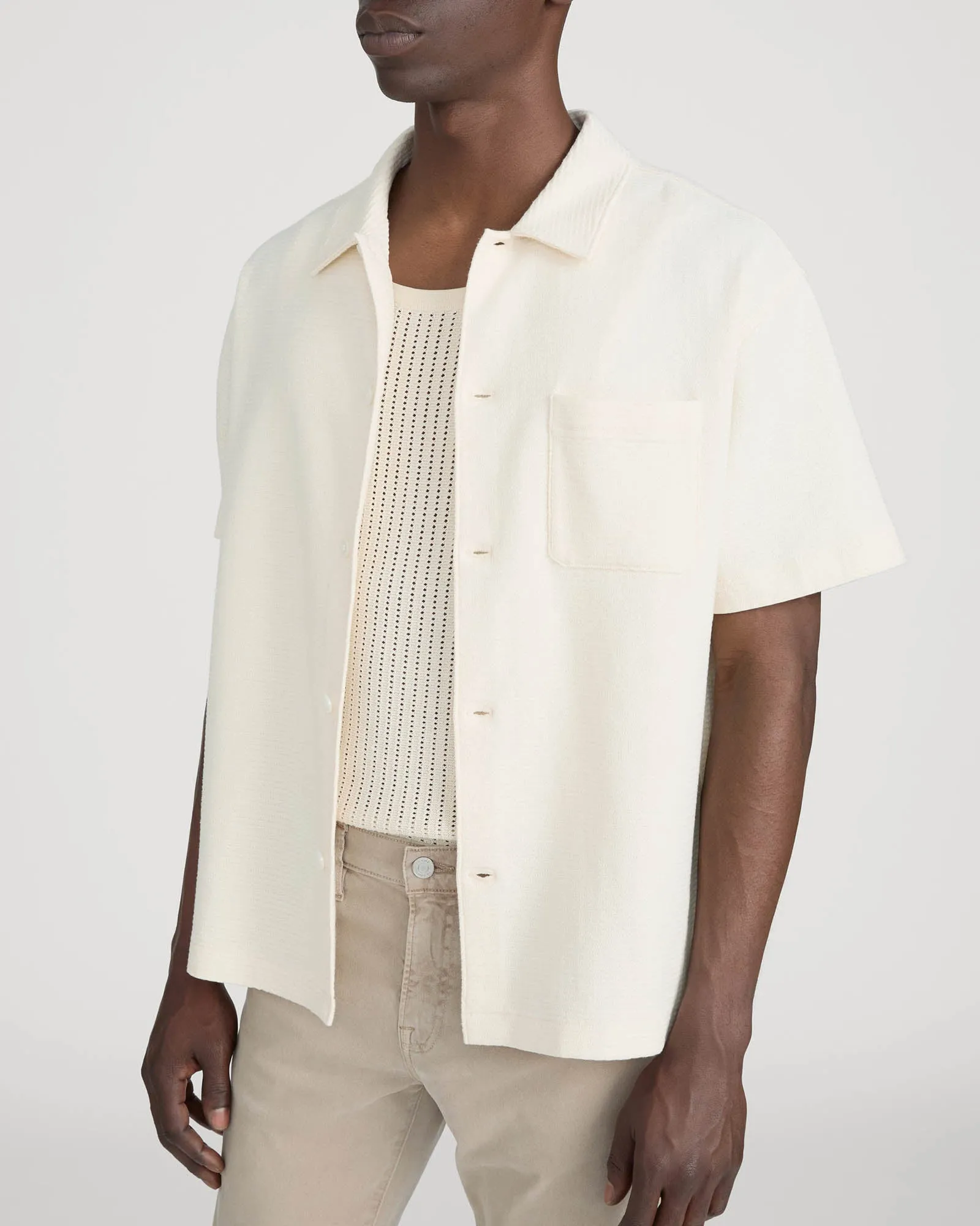Jacquard Button Down Shirt sold by TNT Fashion product image thumbnail 4
