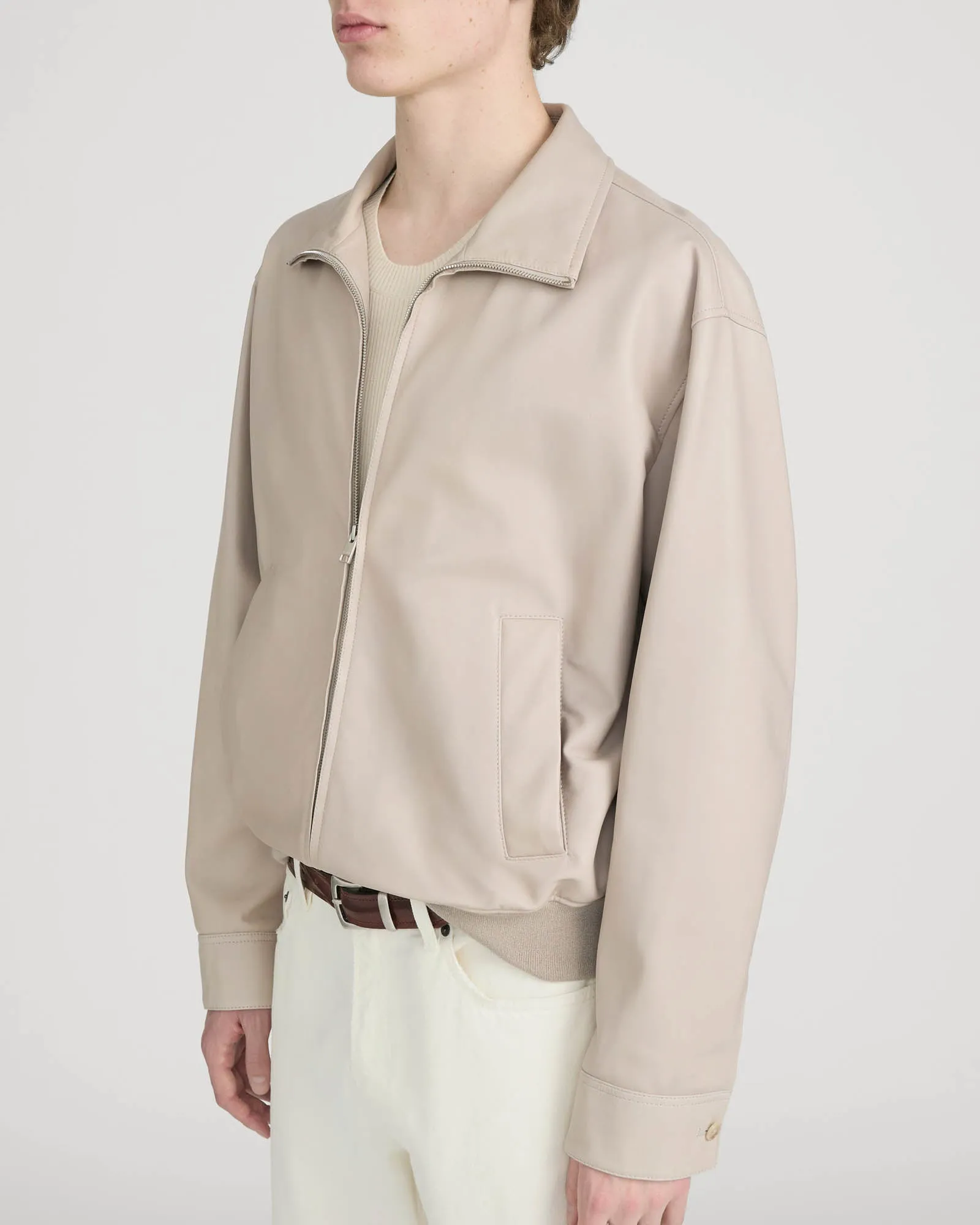 Leather Bomber Jacket sold by TNT Fashion product image thumbnail 4