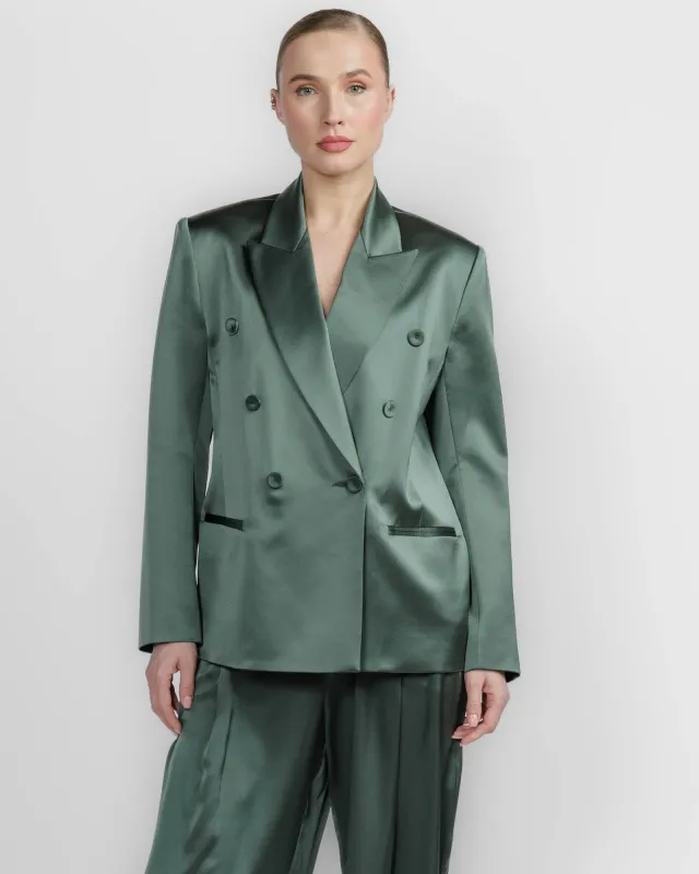 Double Breasted Blazer made by The Sei