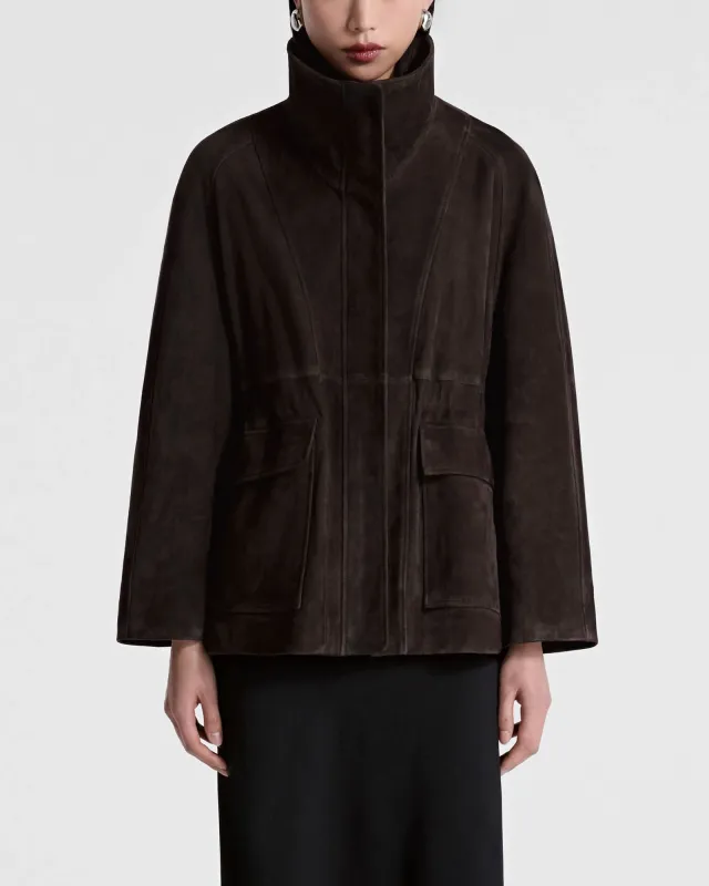 Quai Suede Jacket made by Nour Hammour