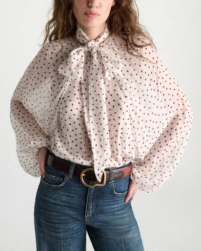 Dancing Dots Blouse made by Dorothee Schumacher