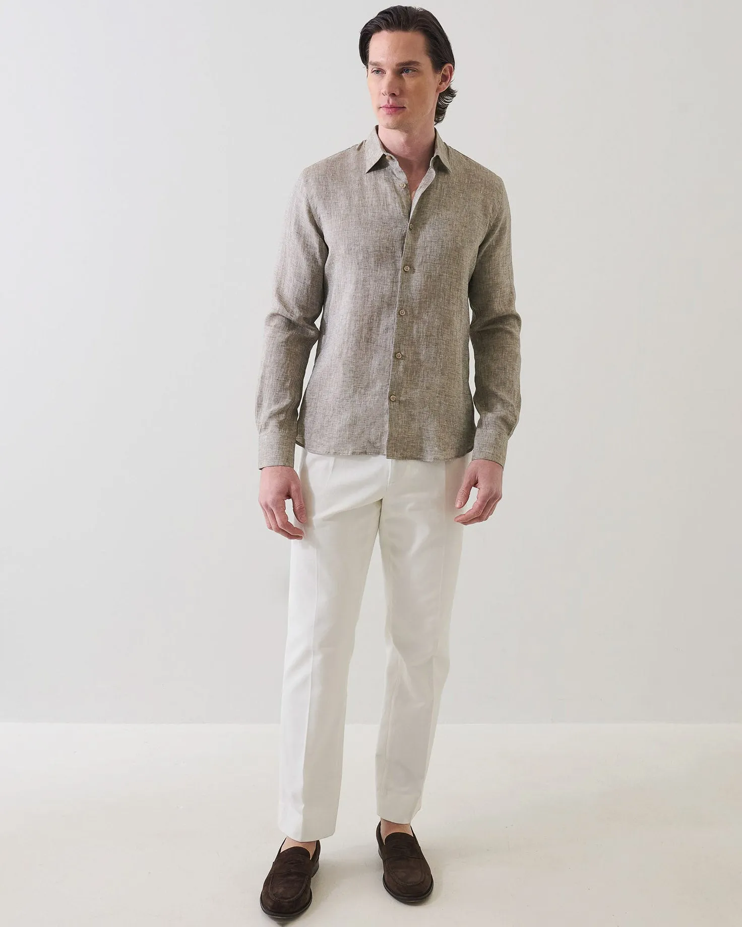 Linen Chambray Shirt sold by TNT Fashion product image thumbnail 2