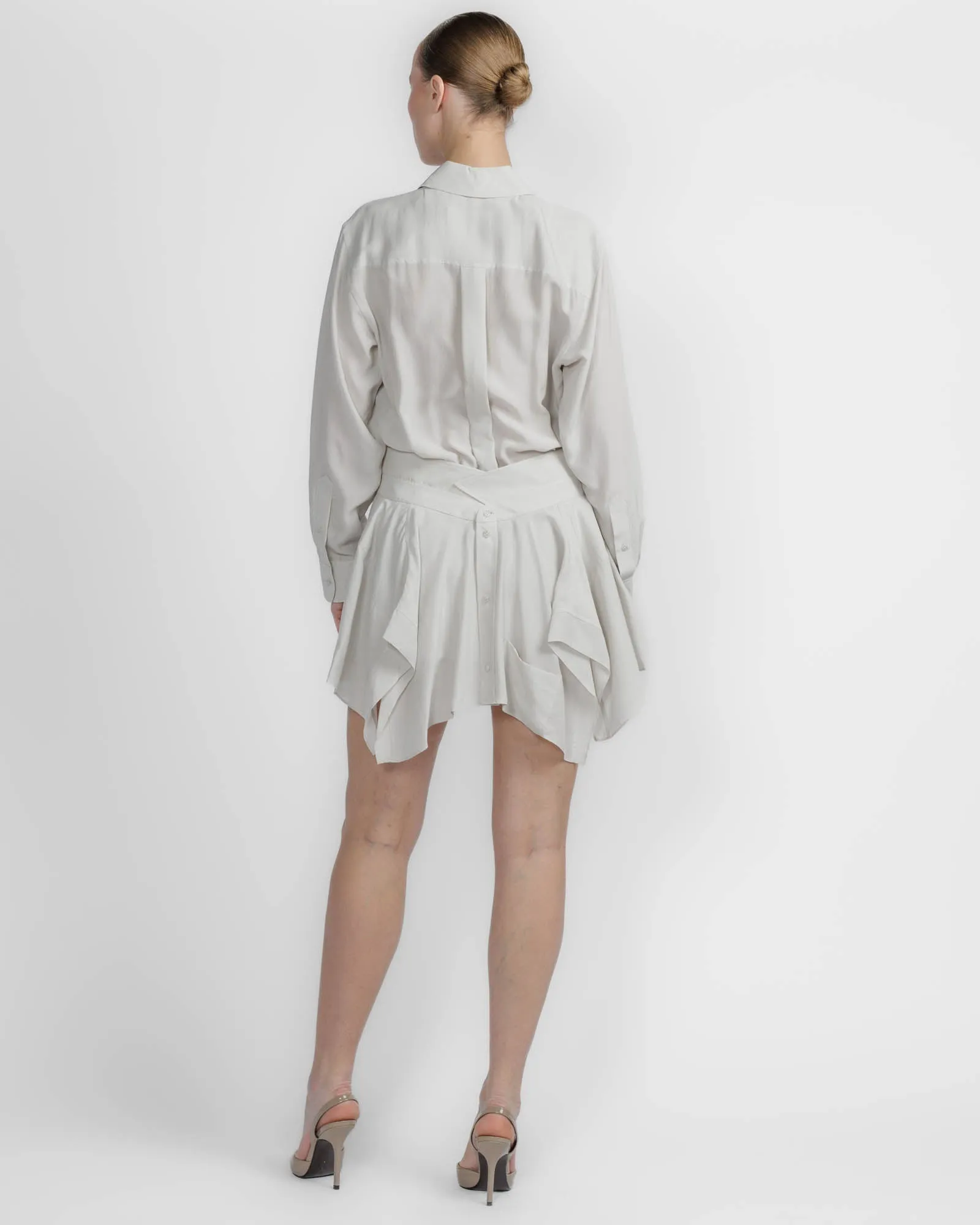 Cut Off Double Shirt Dress sold by TNT Fashion product image thumbnail 2