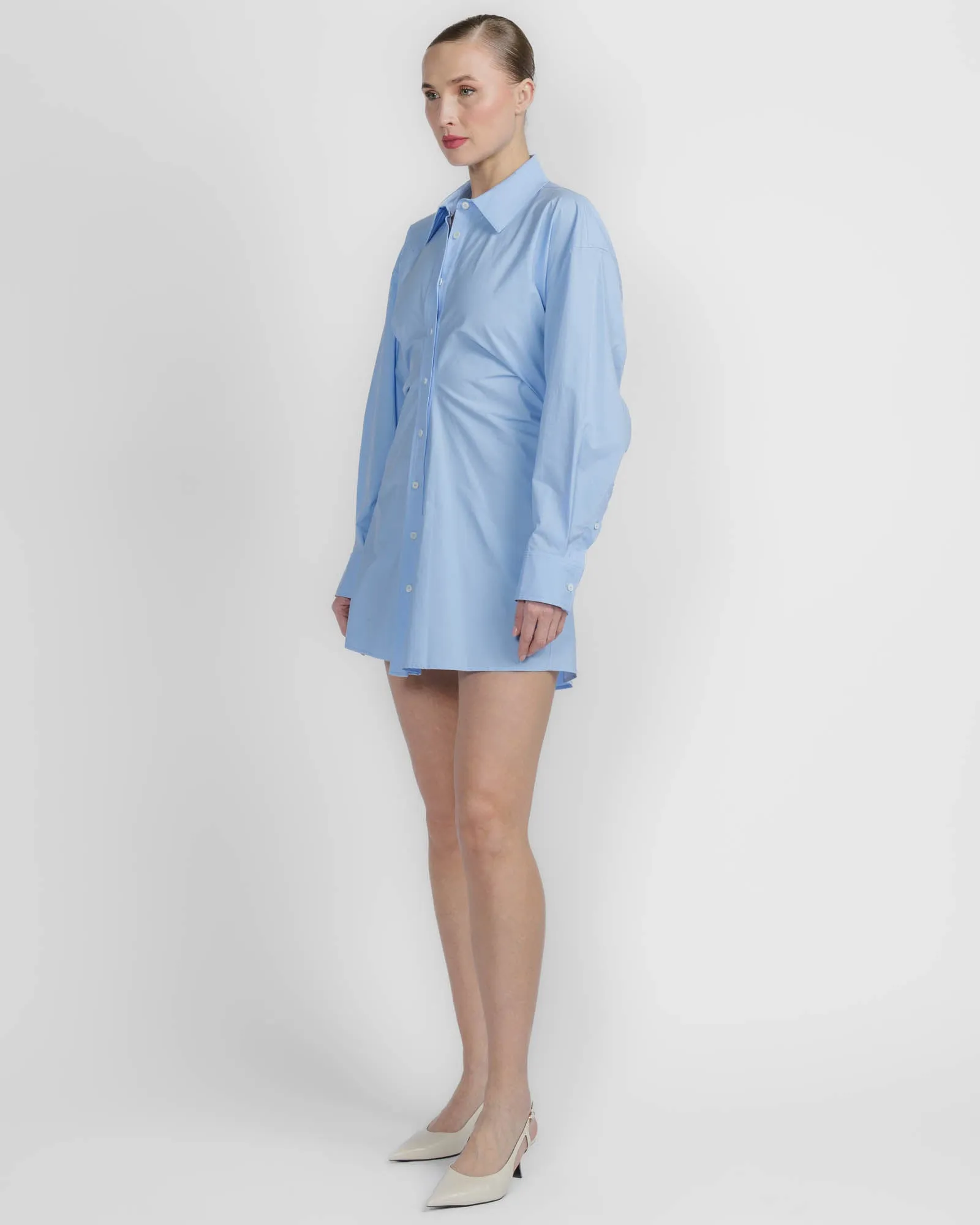 Zip Mini Shirt Dress sold by TNT Fashion product image thumbnail 4