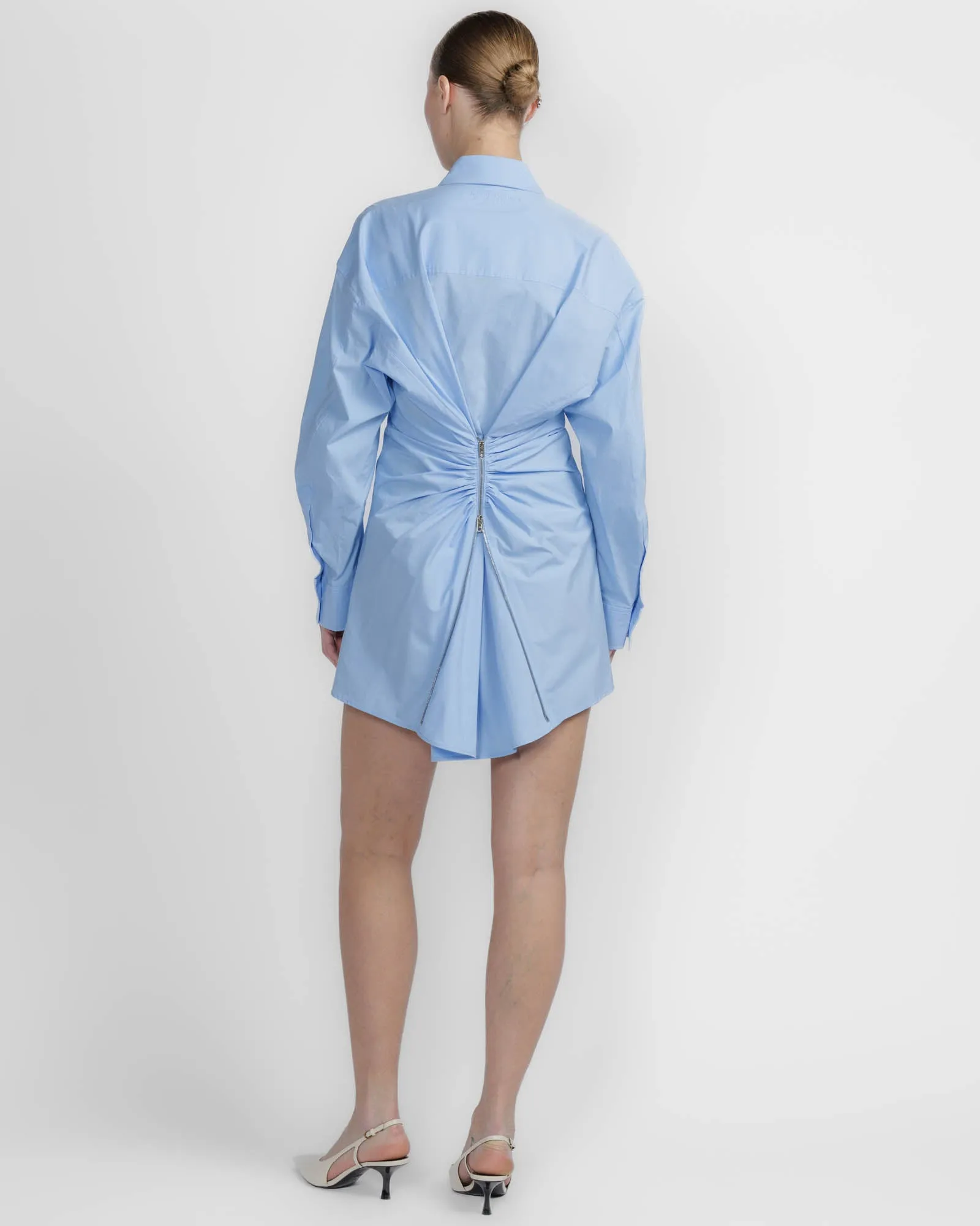 Zip Mini Shirt Dress sold by TNT Fashion product image thumbnail 2