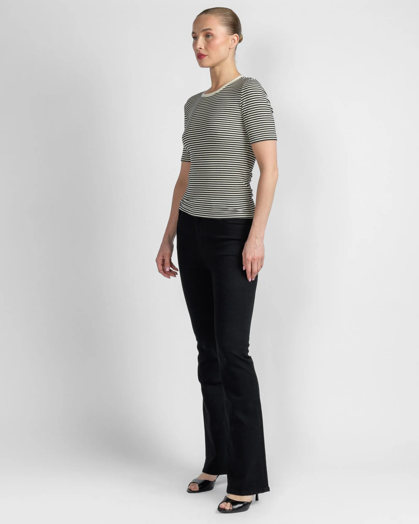 Fine Rib Crewneck T-Shirt sold by TNT Fashion product image thumbnail 3