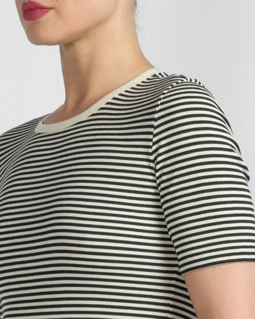 Fine Rib Crewneck T-Shirt sold by TNT Fashion product image thumbnail 5
