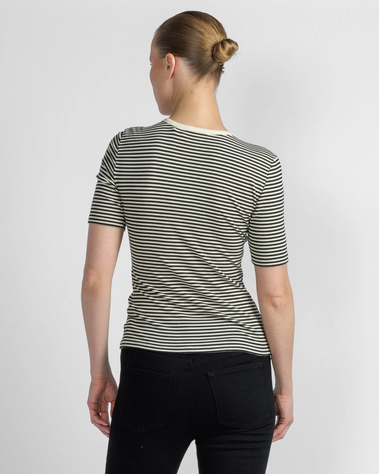 Fine Rib Crewneck T-Shirt sold by TNT Fashion product image thumbnail 4