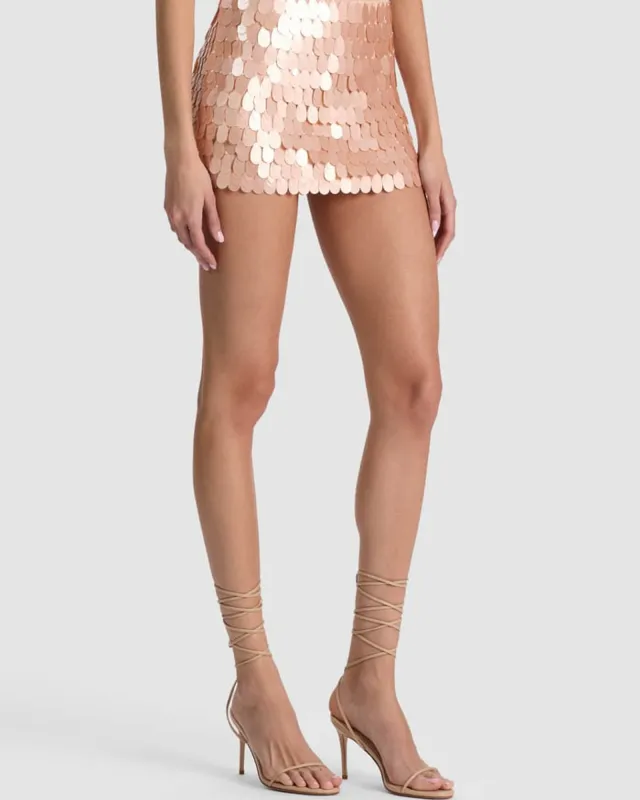 Mace Paillette Skort made by Alice + Olivia