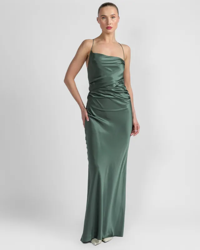 Cowl Bias Gown made by TNT Fashion