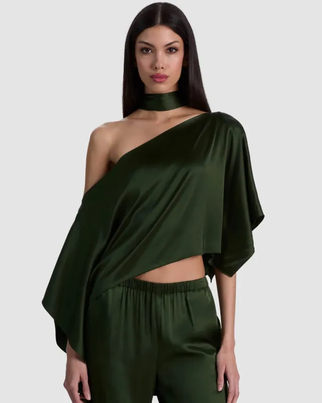 Rita Draped Top made by Alice + Olivia