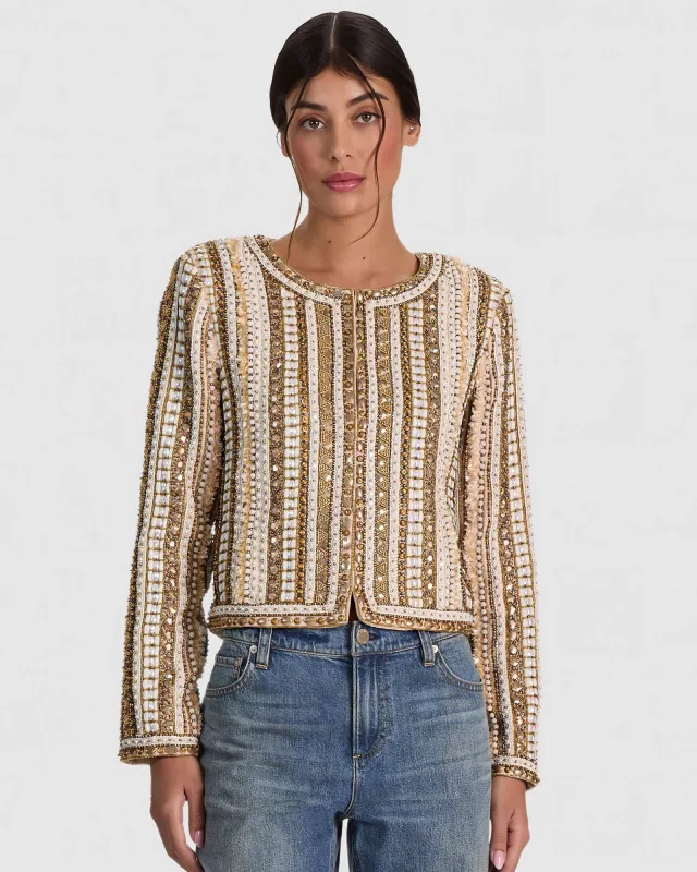 Kidman Boxy Jacket made by Alice + Olivia