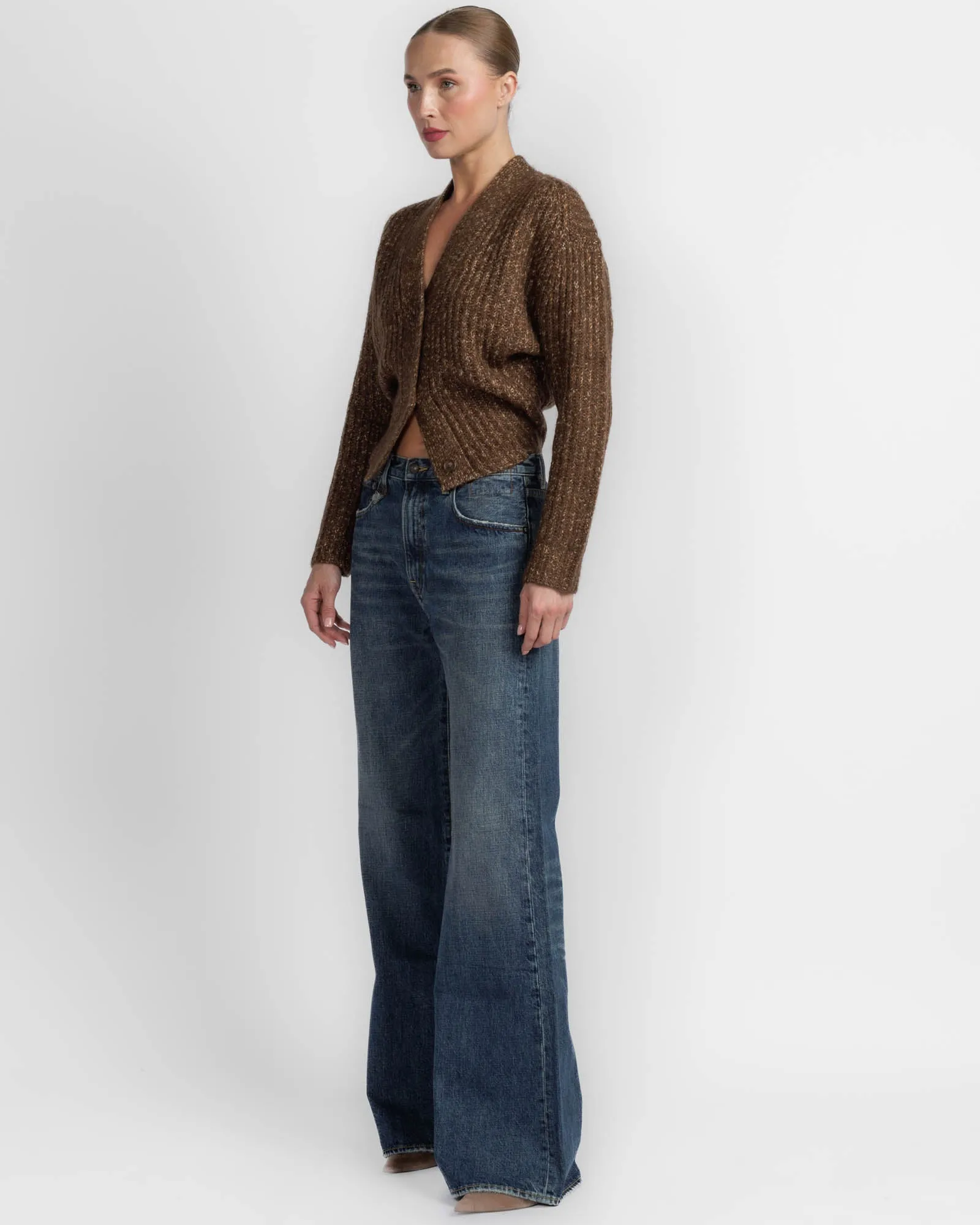 Split Hem Ribbed Cardigan sold by TNT Fashion product image thumbnail 4