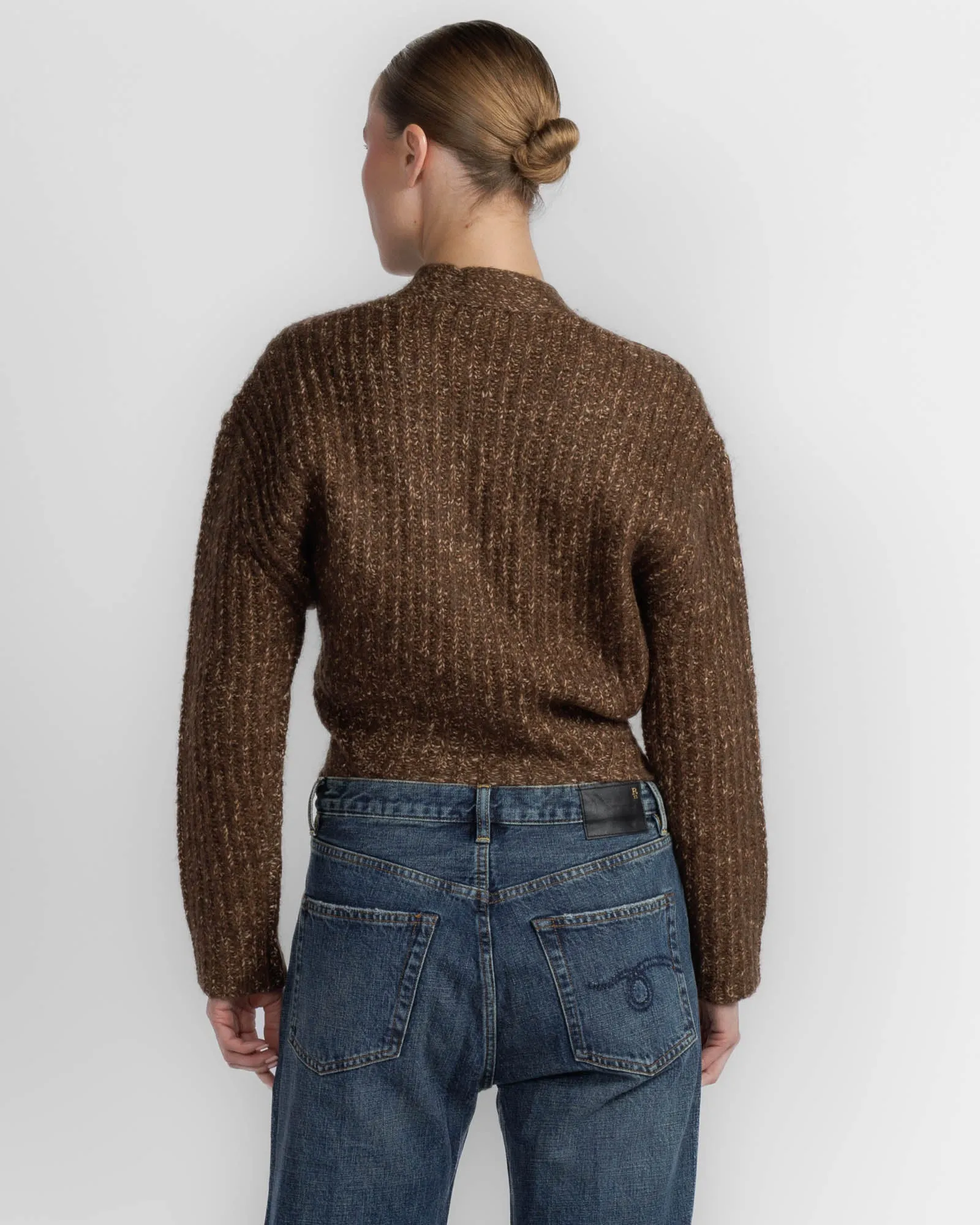 Split Hem Ribbed Cardigan sold by TNT Fashion product image thumbnail 3