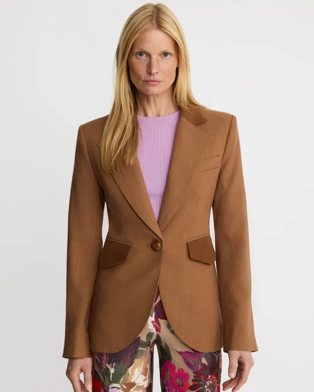 Block Seam Blazer made by Smythe