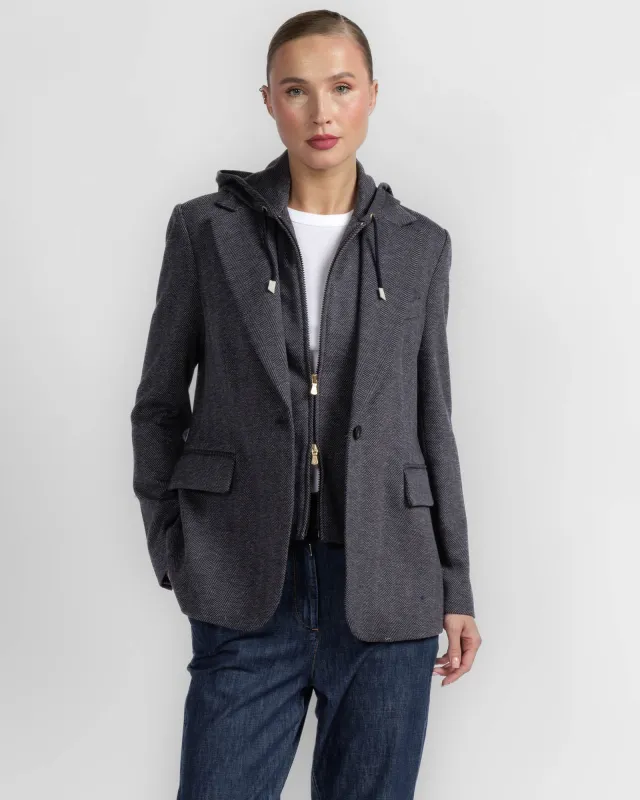 Hooded Blazer made by Eleventy