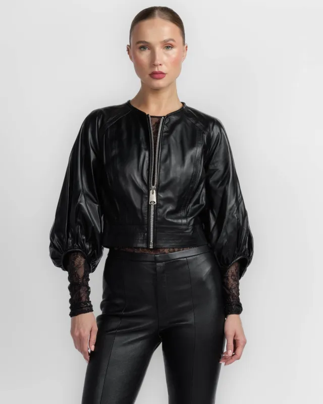Leather Jacket made by Yigal Azrouel