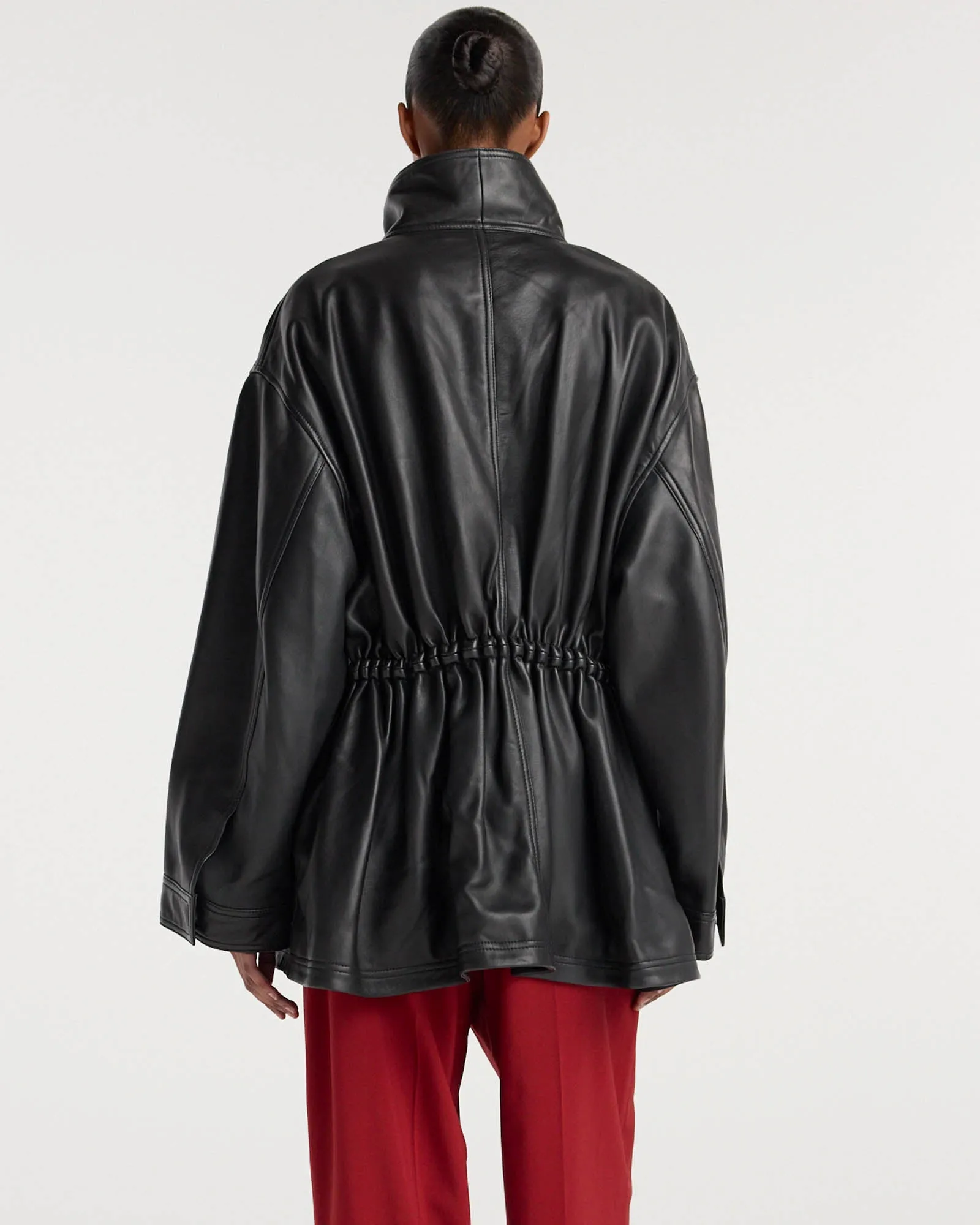 Sculptural Leather Jacket sold by TNT Fashion product image thumbnail 3