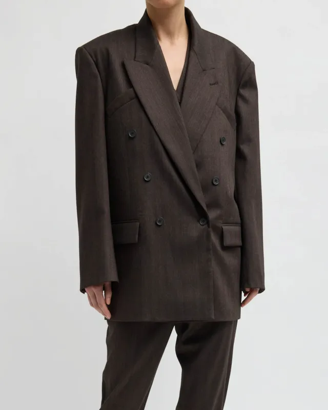 Herringbone Suit Blazer made by Tibi